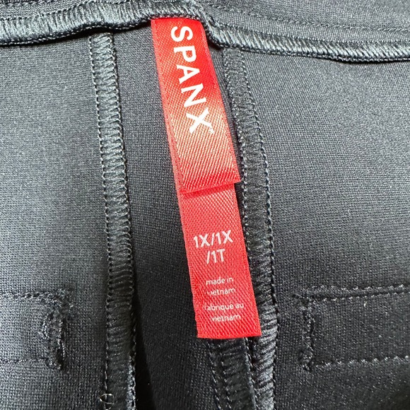 Spanx Women's The Perfect Pant Slim Straight Black Size 1X NWT #20254R NEW - Picture 3 of 11